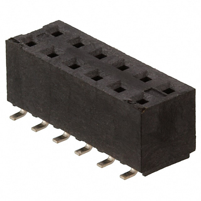 0791098405 CONN RCPT 12POS 0.079 GOLD SMD