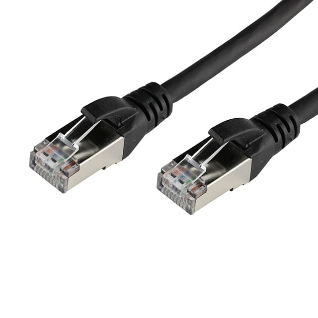 AMJS0909-1500-BKB-26 CABLE MOD 8P8C PLUG-PLUG 49.21'