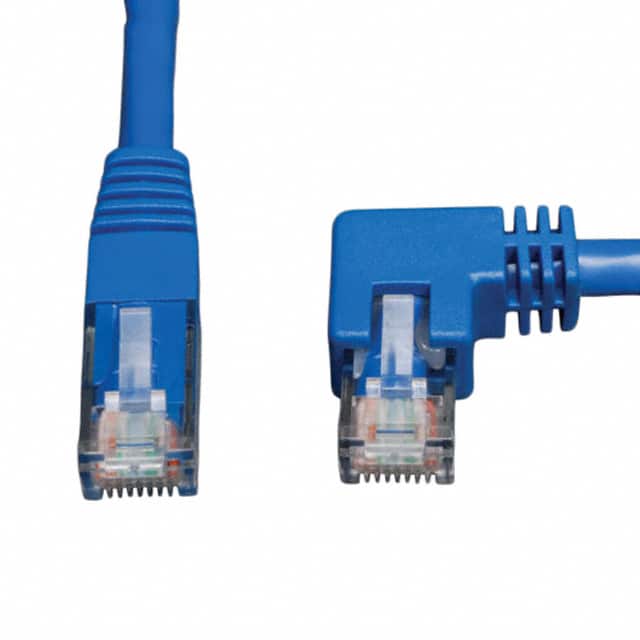 N204-003-BL-RA CABLE MOD 8P8C R/A PLUG-PLUG 3'