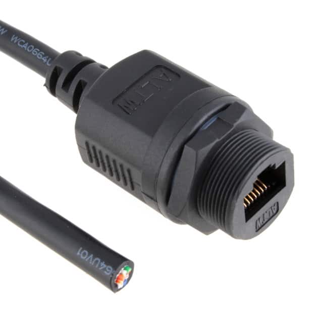 RCP-5SAFFM-SLM7B01 CABLE MOD 8P8C JACK-CABLE 3.28'