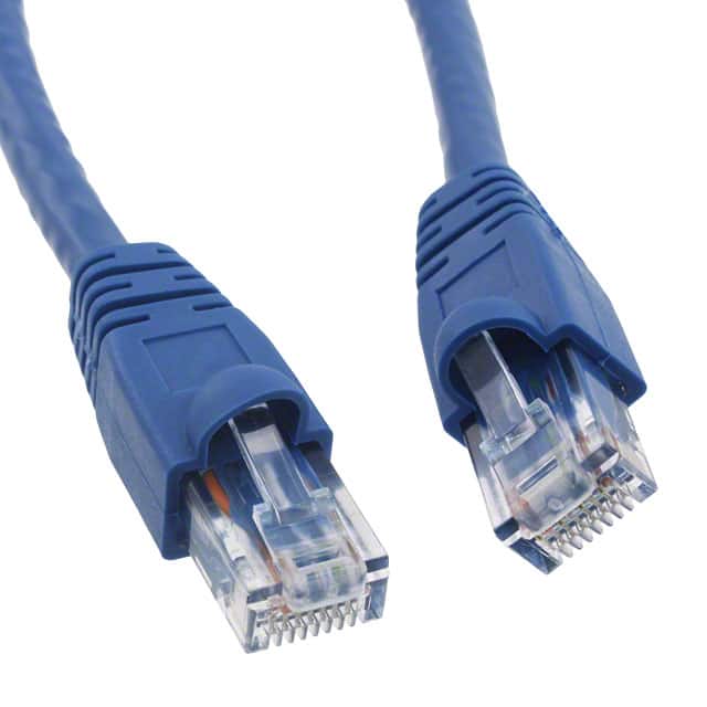 DK-1611-001/B CABLE MOD 8P8C PLUG TO PLUG 1'