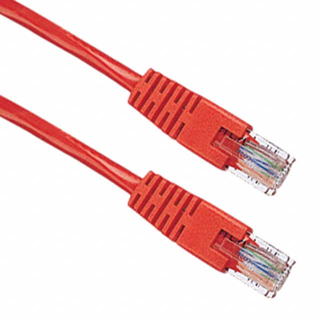 N002-003-RD CABLE MOD 8P8C PLUG TO PLUG 3'