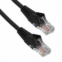 N001-003-BK-R CABLE MOD 8P8C PLUG TO PLUG 3'