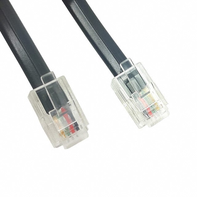 520-26-4400-BL-0010F CABLE MOD 4P4C PLUG TO PLUG 10'