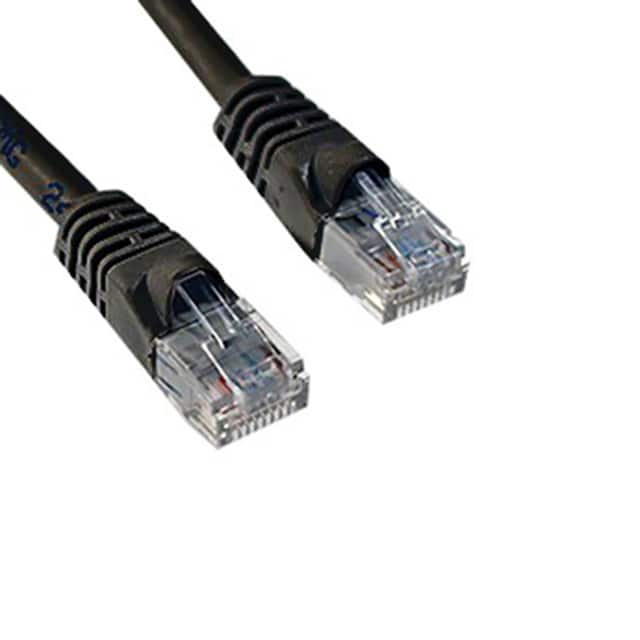 BC-6UK001F CABLE MOD 8P8C PLUG TO PLUG 1'