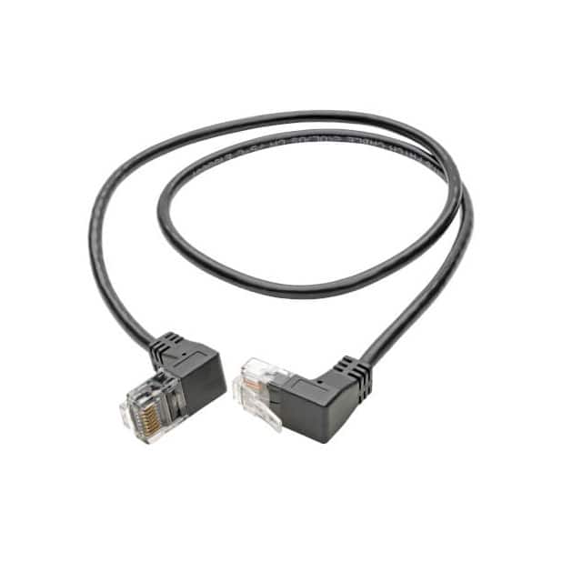 N201-SR1-BK CABLE MOD 8P8C R/A PLUG-PLUG 1'