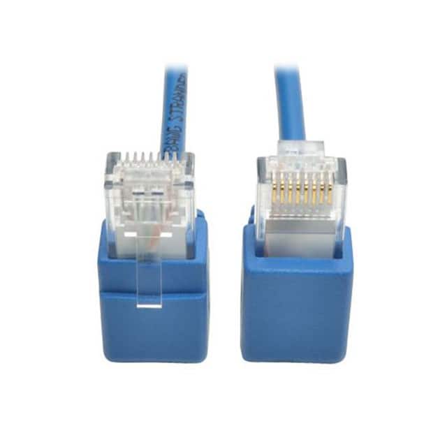 N201-SR2-BL CABLE MOD 8P8C R/A PLUG-PLUG 2'