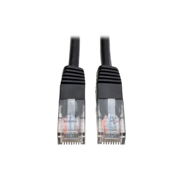 N002-012-BK CABLE MOD 8P8C PLUG TO PLUG 12'