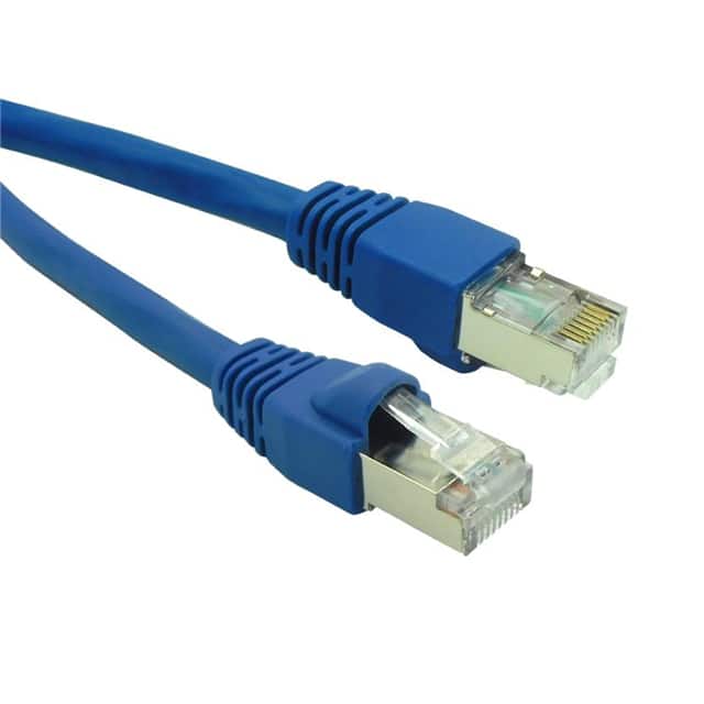 BC-1SE010F CABLE MOD CAT6A STP BLUE 10FT