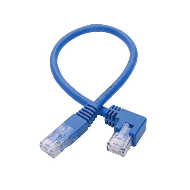 N204-001-BL-LA CABLE MOD 8P8C PLUG TO PLUG 1'