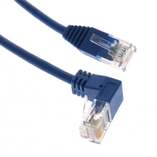 N204-S10-BL-DN DOWN-ANGLE CAT6 GIGABIT MOLDED S