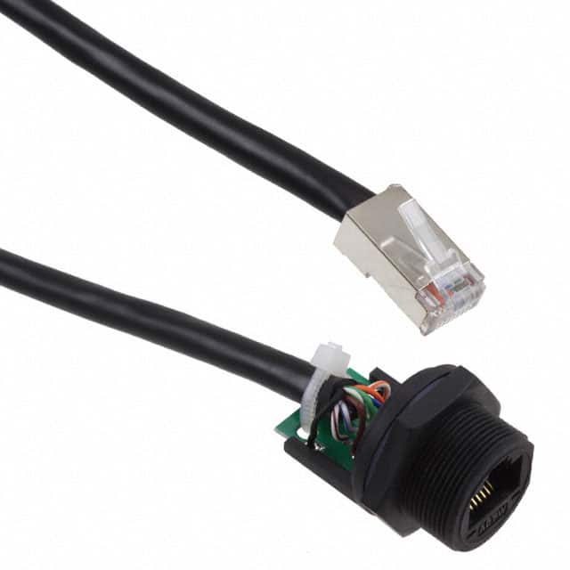 RCP-5SPFFP-SCM7B10 CABLE MOD 8P8C JACK-PLUG 0.33'