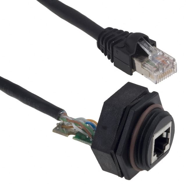 1546414-1 CABLE MOD 8P8C JACK TO PLUG 1'