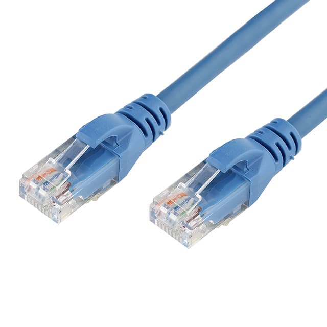 AMJE0909-1000-BUB-24 CABLE MOD 8P8C PLUG-PLUG 32.81'