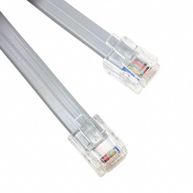 510-26-6600-SV-0014F CABLE MOD 6P6C PLUG TO PLUG 14'