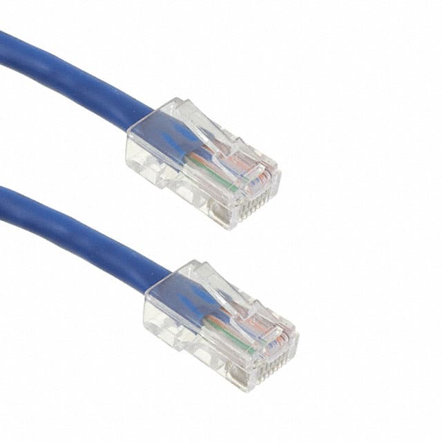 NPC-5E-003-BU CABLE MOD 8P8C PLUG TO PLUG 3'