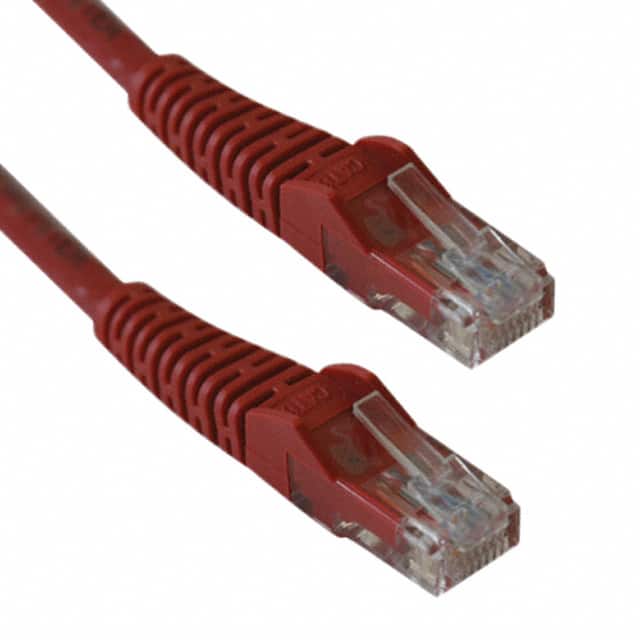N001-003-RD CABLE MOD 8P8C PLUG TO PLUG 3'