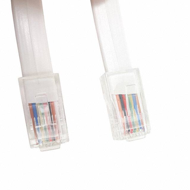 520-26-8800-WH-0014F CABLE MOD 8P8C PLUG TO PLUG 14'