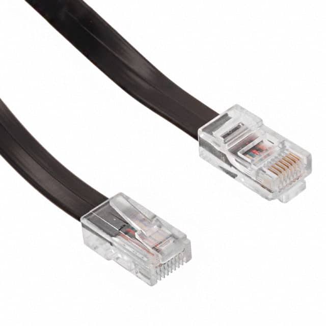 522-26-8800-BL-0005F CABLE MOD 8P8C PLUG TO PLUG 5'