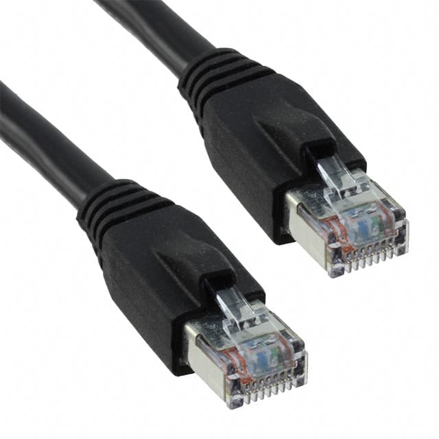 C501100007 PATCHCORD BCAT5E CMR BLK 7FT