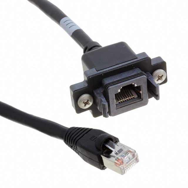 RPCE-01-E-00.17-D-C5E CABLE MOD 8P8C JACK-PLUG 0.56'