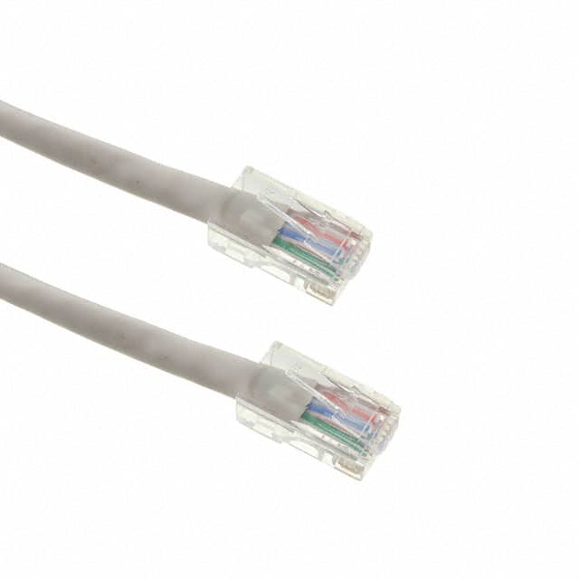 NPC-5E-003-GY CABLE MOD 8P8C PLUG TO PLUG 3'
