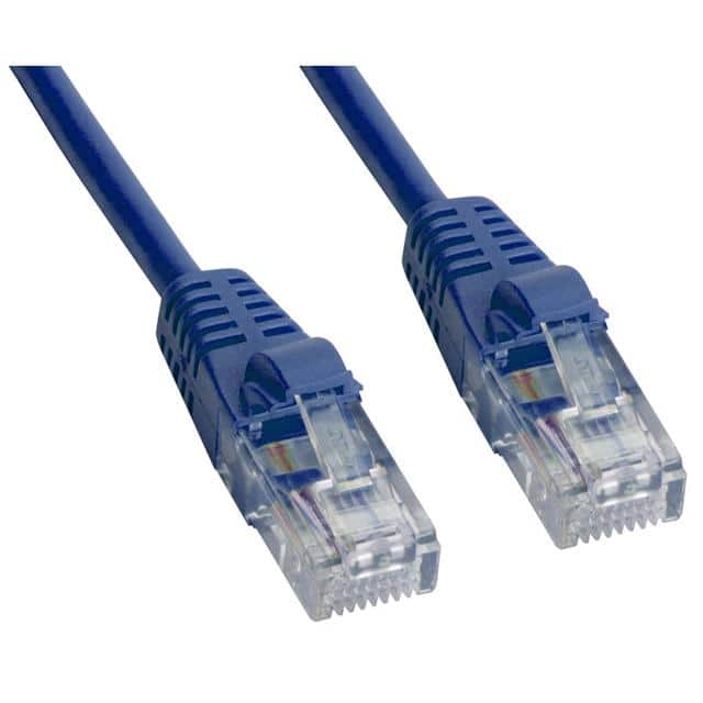 MP-5XRJ45UNNB-010 CAT 5E UTP XOVER RJ45 BLUE 10'