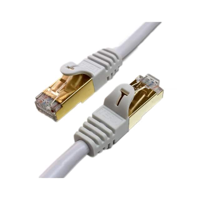 CAT7-7000-07W CABLE MOD 8P8C PLUG TO PLUG 7'