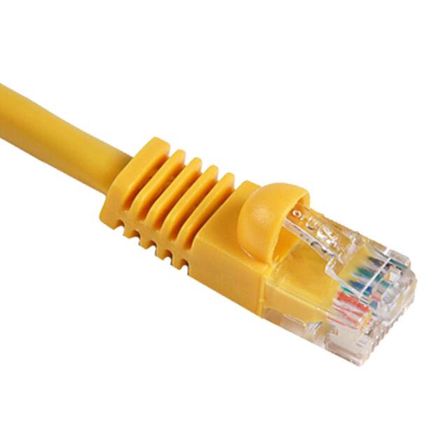 PCYEL3 CABLE MOD 8P8C PLUG TO PLUG 3'