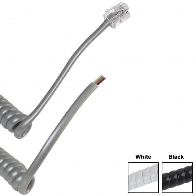 GLF-444-074-523-D CABLE MOD 4P4C PLUG TO CABLE 7'