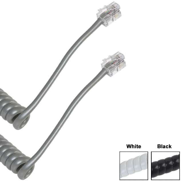 GLF-444-104-511-D CABLE MOD 4P4C PLUG TO PLUG 10'