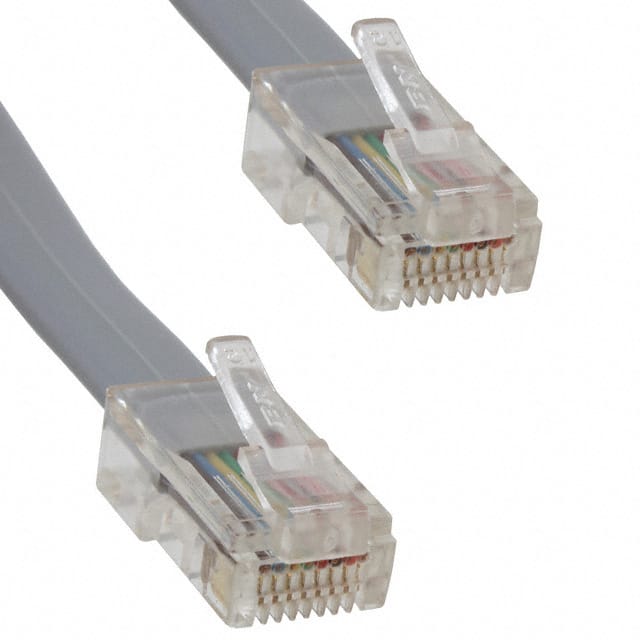 488-148-513-D CABLE MOD 8P8C PLUG TO PLUG 14'