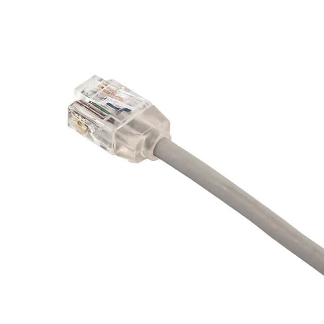 MI-C6AG-07-28LSZH-F MINIPLUG CAT6A 28AWG UTP 7 GR