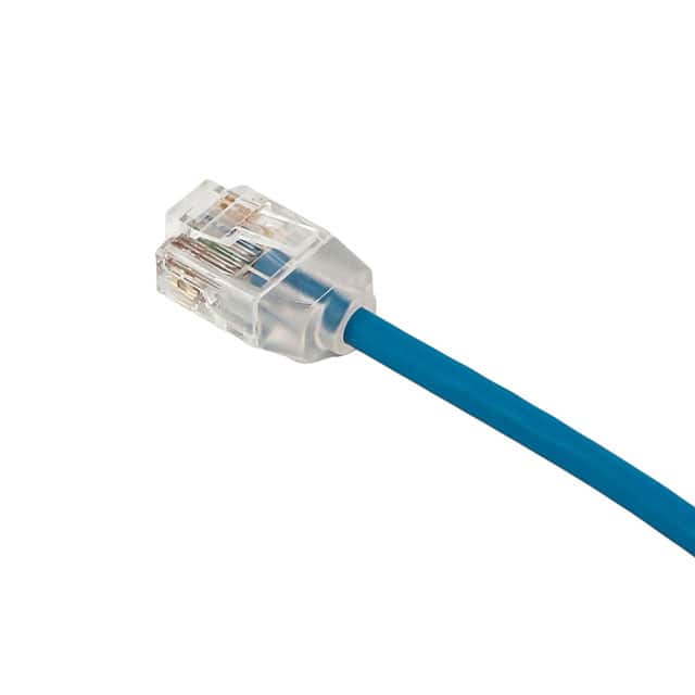 MI-C6B-01-28LSZH-F MINIPLUG CAT6 28AWG UTP 1 BL