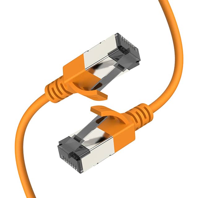 CAT803RD-OR 3FT SLIM CAT8, RJ45, ETHERNET,