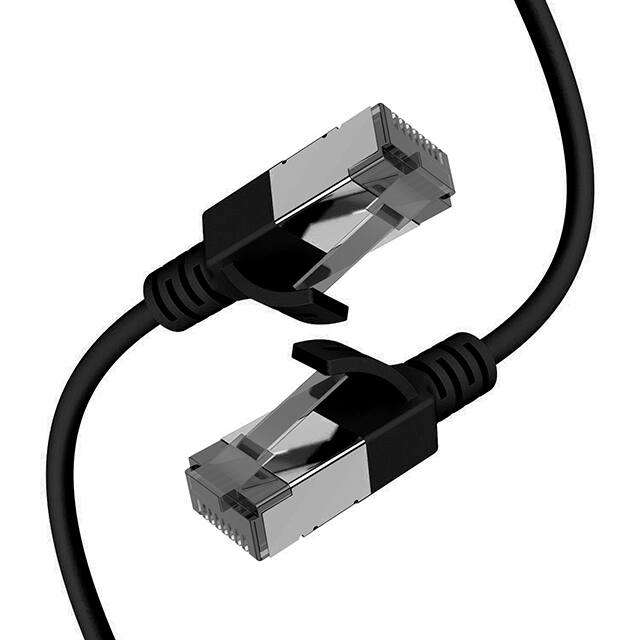 CAT803RD-BK 3FT SLIM CAT8, RJ45, ETHERNET,