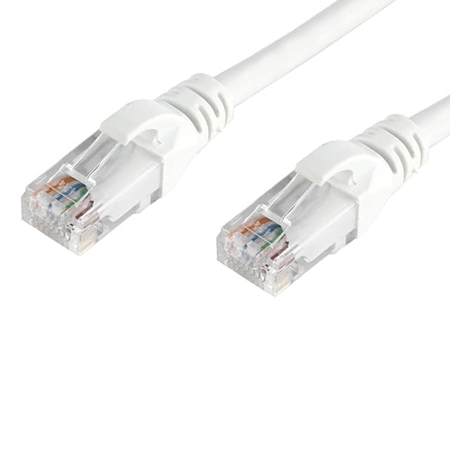 AMJE0808-1500-WHB-24 CABLE MOD 8P8C PLUG-PLUG 49.21'