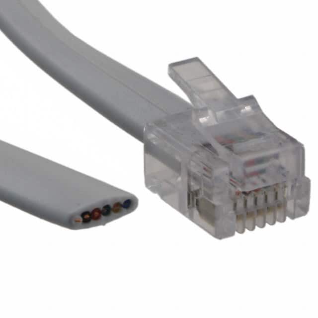 AT-S-26-6/6/W-7-OE CABLE MOD 6P6C PLUG TO CABLE 7'
