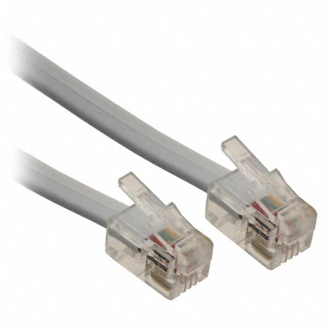 512-26-4400-WH-0014F CABLE MOD 4P4C PLUG TO PLUG 14'
