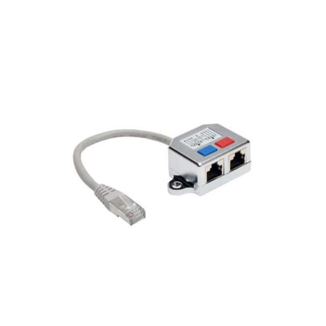 N035-001 CABLE MOD 8P8C JACK TO PLUG 0.5'