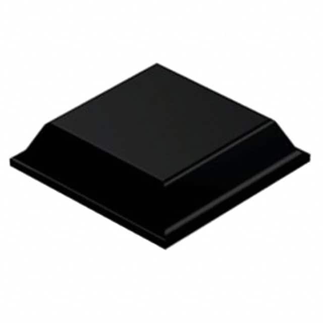 SJ-5008-BLACK BUMPER SQUARE 0.5"L X 0.5"W BLK