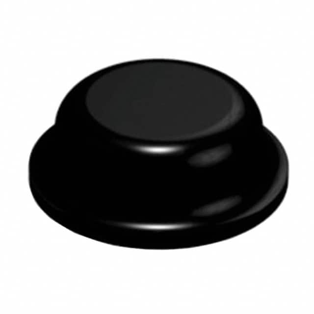 SJ5076 BUMPER CYLIN 0.315" DIA BLACK