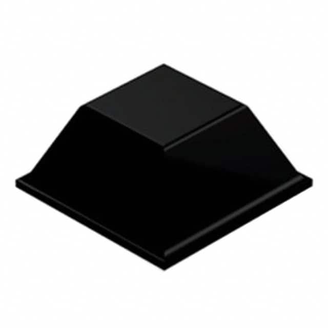 SJ-5018-BLACK BUMPER SQUARE 0.5"L X 0.5"W BLK