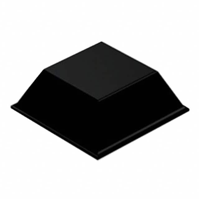 SJ-5023-BLACK BUMPER SQU 0.81"L X 0.81"W BLK