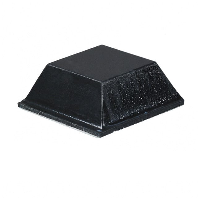 SJ-5523 (BLACK) BUMPER SQU 0.812"L X 0.812"W BLK