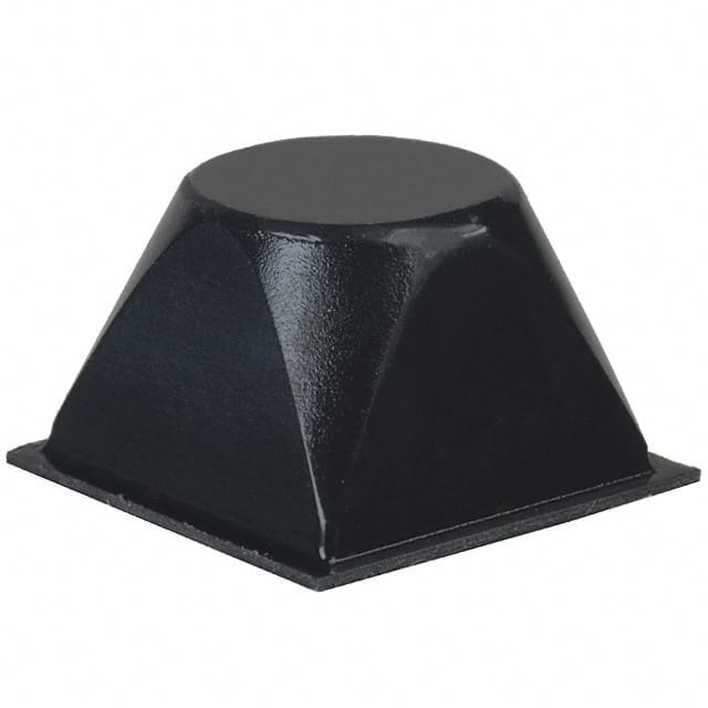 SJ-5514 (BLACK) BUMPER SQU 0.81"L X 0.81"W BLK