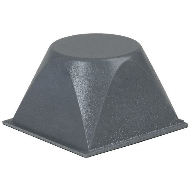 SJ-5514 (GRAY) BUMPER SQU 0.81"L X 0.81"W GRY