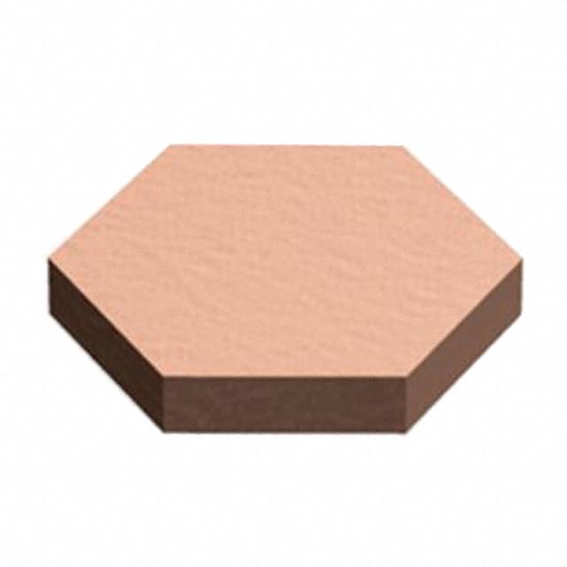 SJ5202 BUMPER HEXAGONAL 0.433" HEX BRN