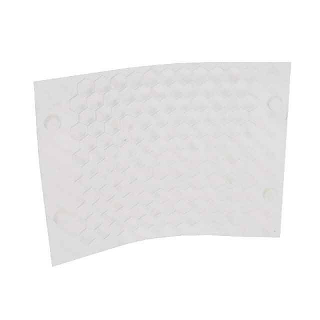 SJ6553 BUMPER HEXAGONAL 0.375" HEX CLR