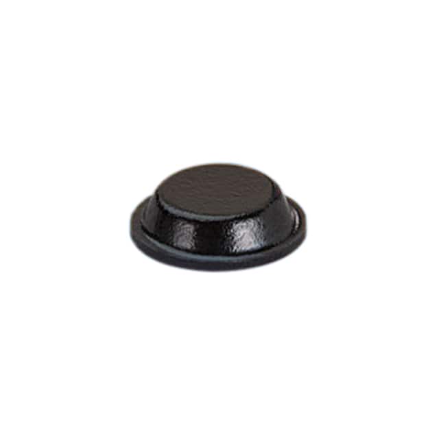 BS01RBL05X10RP BUMPER CYLIN .5" DIA X .14" BLK